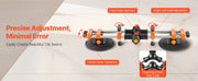 Load image into Gallery viewer, SucceBuy 2 Packs Seamless Granite Seam Setter 90°-120° Adjustable with 6 in Suction Cups Seam Joiner for Tile Joining &amp; Leveling
