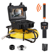 Load image into Gallery viewer, SucceBuy Sewer Camera 9" Pipeline Inspection Camera w/DVR Function w/12 Adjustable LED and 16 GB SD Card with 512Hz Locator IP68
