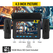 Load image into Gallery viewer, Amocart Sewer Camera 4.3" Screen Pipeline Inspection Camera with DVR Waterproof IP68 Industrial Endoscope for Home Drain Pipe
