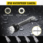 Amocart Sewer Camera 4.3" Screen Pipeline Inspection Camera with DVR Waterproof IP68 Industrial Endoscope for Home Drain Pipe