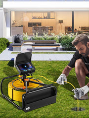 Load image into Gallery viewer, Amocart Pipe Inspection Camera DVR 16GB Micro SD Card 4.3in Monitor 10/20/30M/50M Industrial Sewer Drain Endoscope IP68 8500mHA
