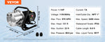 Amocart Shallow Well Pump 1.1 HP 115V 978GPH 131ft Height 69.6psi Max Pressure Portable Sprinkler Booster Jet Pumps Irrigation