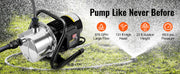 Load image into Gallery viewer, Amocart Shallow Well Pump 1.1 HP 115V 978GPH 131ft Height 69.6psi Max Pressure Portable Sprinkler Booster Jet Pumps Irrigation
