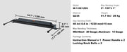 Bild in Galerie-Viewer laden, Amocart Box and Pan Brake 24Inch/36Inch/ 48Inch 0-130 Degrees Sheet Metal Bending Brake Portable Metal Bender for Metal Bending
