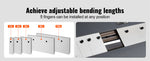 Amocart Box and Pan Brake 24Inch/36Inch/ 48Inch 0-130 Degrees Sheet Metal Bending Brake Portable Metal Bender for Metal Bending