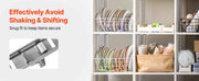Charger l'image dans la visionneuse de galerie, Amocart 40PCS Shelf Clips Adjustable Steel Pilaster Shelf Clips Compatible with Wardrobes Cabinets for Metal Wood Glass Shelves
