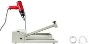 Charger l'image dans la visionneuse de galerie, Amocart 12/18/24in Shrink Wrap Sealer Laminating Machine W/ Heat Gun 1800W Film Available Roll For PVC POF Film Books Toys Food
