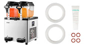 Charger l'image dans la visionneuse de galerie, Amocart 2x6L Commercial Beverage Slush Machine Frozen Drink Juice Dispenser Ice-Cool Smoothie Maker Equipment for Restaurant
