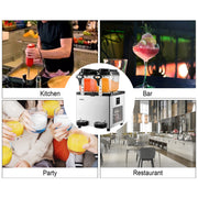 Charger l'image dans la visionneuse de galerie, Amocart 2x6L Commercial Beverage Slush Machine Frozen Drink Juice Dispenser Ice-Cool Smoothie Maker Equipment for Restaurant
