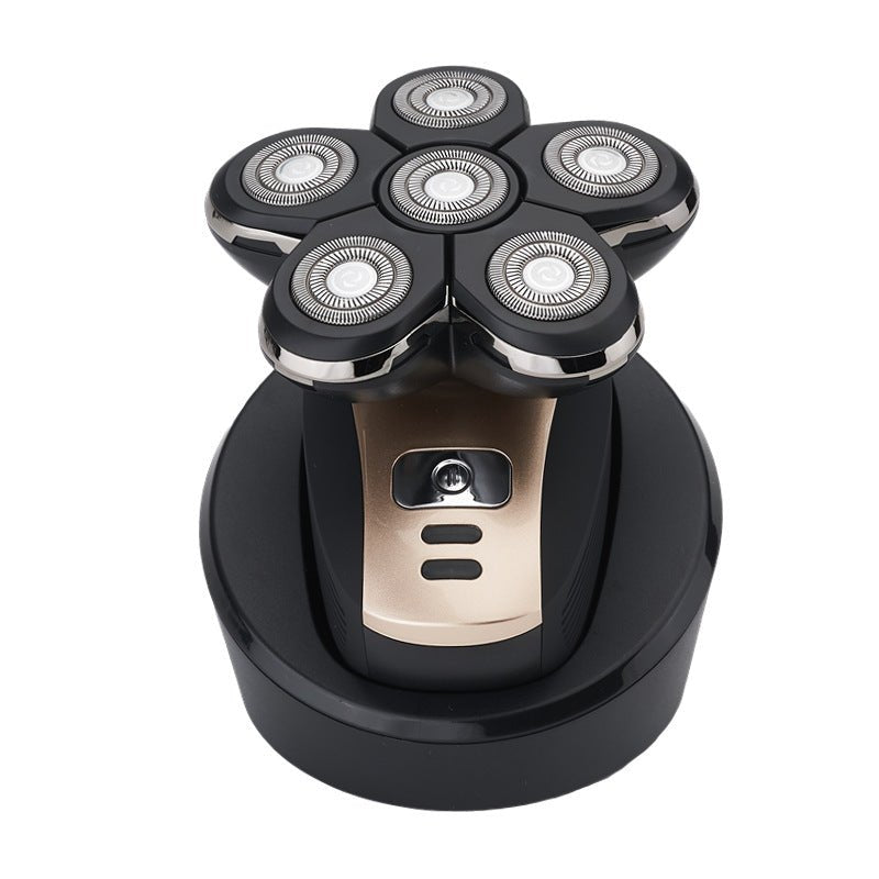 Smart Digital Men's Shaving Head Machine Five-head Electric Shaver Rechargeable Shaver - AMOCART204ec98cea9ea4b186a1062908c86a90