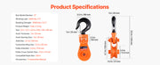 Bild in Galerie-Viewer laden, Amocart Snatch Block Pulley 2T with Swivel Hook Lifting Offroad Recovery for Towing Operation on Truck Rollback Wrecker Car
