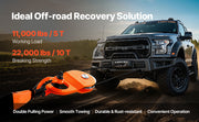 Load image into Gallery viewer, Amocart 10T Snatch Block Towing Pulley 22000Lbs Winch Breaking Force Tackle System Offroad Recovery Accessory for Tractor UTV
