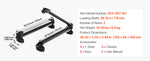 SucceBuy Ski & Snowboard Roof Rack Carry up to 6 Pairs of Skis or 4 Snowboards 2 PCS Aluminum Universal Car Roof Rack Top Holder