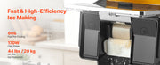 Load image into Gallery viewer, SucceBuy Snowflake Ice Machine 44/88/132/176LBS/24H Snowflake Ice Maker with Stainless Steel Blade Tank for Home Small Gathering
