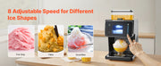 Load image into Gallery viewer, SucceBuy Snowflake Ice Machine 44/88/132/176LBS/24H Snowflake Ice Maker with Stainless Steel Blade Tank for Home Small Gathering
