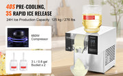 Bild in Galerie-Viewer laden, Amocart Commercial Snowflake Ice Machine Snowflake Ice Maker Stainless Steel Ice Shaver Machine Electric Snow Cone Maker
