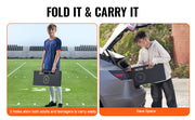 Charger l'image dans la visionneuse de galerie, SucceBuy Soccer Rebounder Board Portable Soccer Wall with 2 Angles Rebound Foldable HDPE Kickback Rebound Board for Adults
