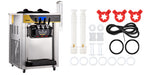 SucceBuy 22-30 L/H Soft Ice Cream Machines Commercial Tricolor Desktop Sweet Cone Freezing Equipment Vending Machine