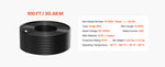 SucceBuy 100FT Solar Panel Extension Cable 10AWG 6mm² IP67 Waterproof Solar Extension Cable for Home Ship and RV Solar Panels