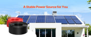 Load image into Gallery viewer, SucceBuy Solar Panel Extension Cable 20FT Black + 20FT Red / 30FT Black + 30FT Red / 50FT Black + 50FT Red / 100FT Black + 100FT Red 10AWG with Female &amp; Male Waterproof Connectors 6mm² PV Cable for Home Ship
