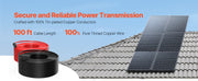 Load image into Gallery viewer, SucceBuy Solar Panel Extension Cable 20FT Black + 20FT Red / 30FT Black + 30FT Red / 50FT Black + 50FT Red / 100FT Black + 100FT Red 10AWG with Female &amp; Male Waterproof Connectors 6mm² PV Cable for Home Ship
