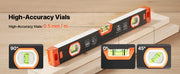 Bild in Galerie-Viewer laden, SucceBuy Torpedo Level 3/4 Pcs Magnetic Leveler Tool Set with Clear 3 Green Vials Hanging Hole for Construction Home Renovation
