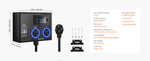 Amocart Smart Power Distribution for Dryer and EV, 3-Color LED Indicator, With NEMA 14-30 Plug, NEMA 14-30 & NEMA 14-50 Outlets