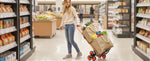 Amocart 120LBS Stair Climbing Cart Portable Folding Trolley with Telescoping Handle Stair Climber Dolly for Groceries Warehouse
