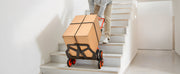 Bild in Galerie-Viewer laden, Amocart 120LBS Stair Climbing Cart Portable Folding Trolley with Telescoping Handle Stair Climber Dolly for Groceries Warehouse

