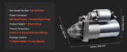 Charger l'image dans la visionneuse de galerie, Amocart Starter 17841 Motor Replacement Compatible with Pontiac Vibe L4 1.8L 2003-2008 Toyota Corolla/Matrix L4 1.8L 2003-2008
