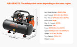 Amocart Air Compressor 750W/1450W/3000W Oil Free Air Compressor Quiet Portable Compressor Pump for Auto Repair Tire Inflation