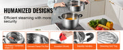 Load image into Gallery viewer, Amocart Steamer Pot 11in/28cm, 3 Tier Steamer Pot for Cooking with 8.5QT Stock Pot, 304 Stainless Steel Food Steamer Cookware
