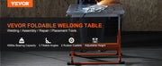 Charger l'image dans la visionneuse de galerie, Amocart 18/20/24 Inch Foldable Welding Table Steel Table Top Auxiliary Welding Tool Flexible Height Portable Workbench for Work
