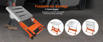 Amocart 18/20/24 Inch Foldable Welding Table Steel Table Top Auxiliary Welding Tool Flexible Height Portable Workbench for Work