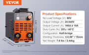 Bild in Galerie-Viewer laden, Amocart Stick Welder 140A/160A/200A ARC/Lift TIG 2-IN-1 Welding Machine w/ IGBT Inverter Portable MMA Welder Machine Hot Start
