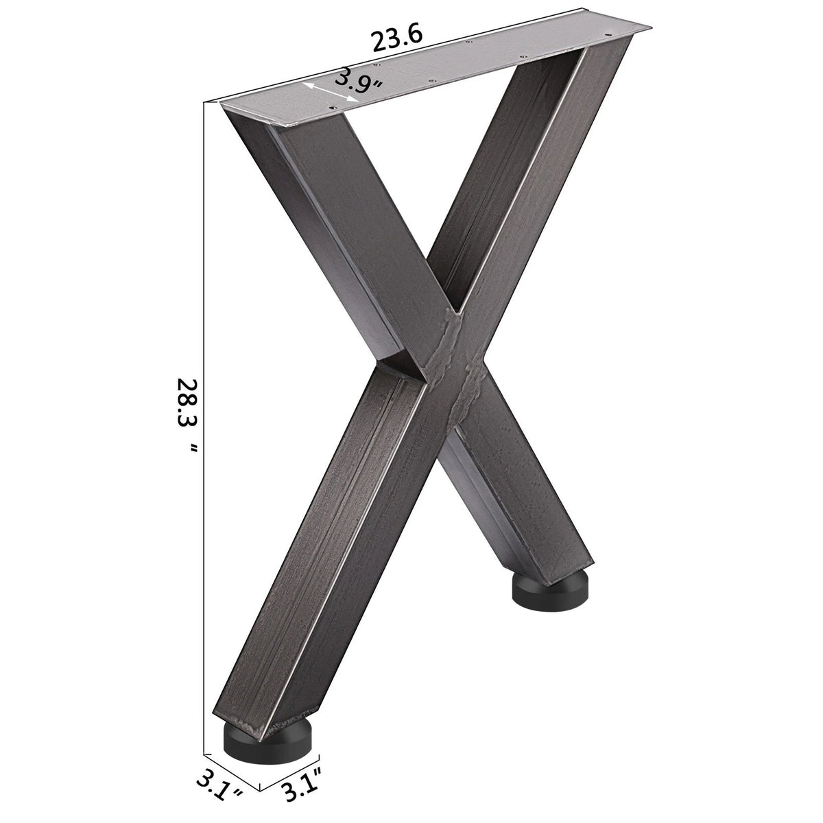 SucceBuy 2PCSMetal Table Legs Steel 2204LBS/1000KG Load X-Shape with Pre-Drilled Holes for Home Use Commercial Bar Hotel Office - AMOCARTSucceBuy 2PCSMetal Table Legs Steel 2204LBS/1000KG Load X-Shape with Pre-Drilled Holes for Home Use Commercial Bar Hotel Office