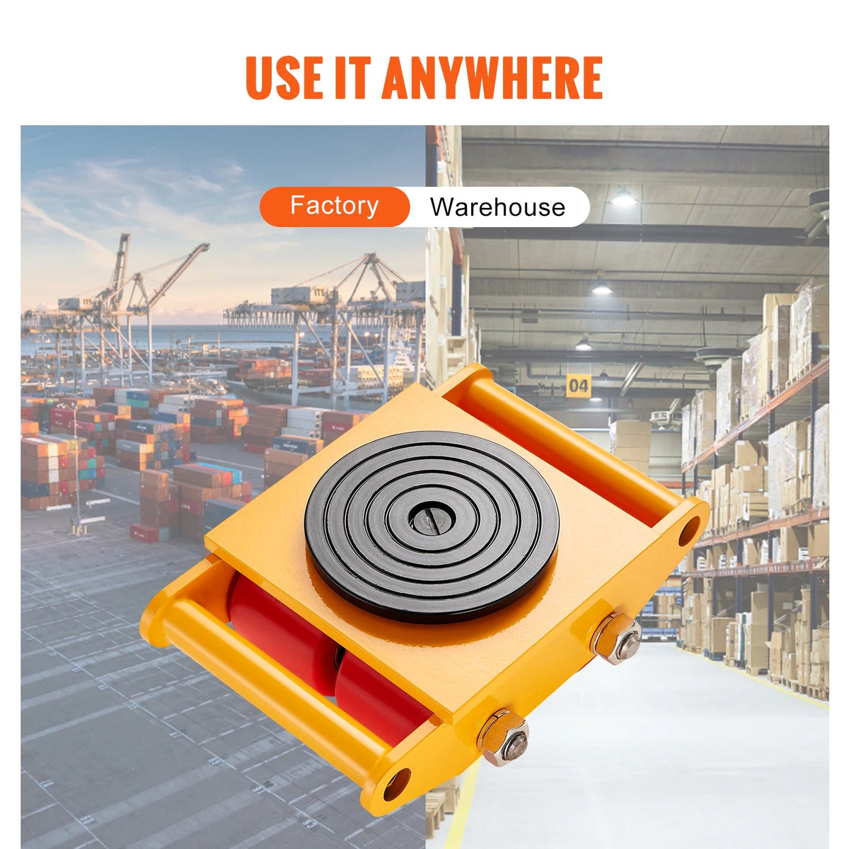 SucceBuy All-Steel Industrial Machinery Mover Pallet Trolley 6T Carrying Tank With 360 Degree Rotation for Transporting Cargo - AMOCARTSucceBuy All-Steel Industrial Machinery Mover Pallet Trolley 6T Carrying Tank With 360 Degree Rotation for Transporting Cargo