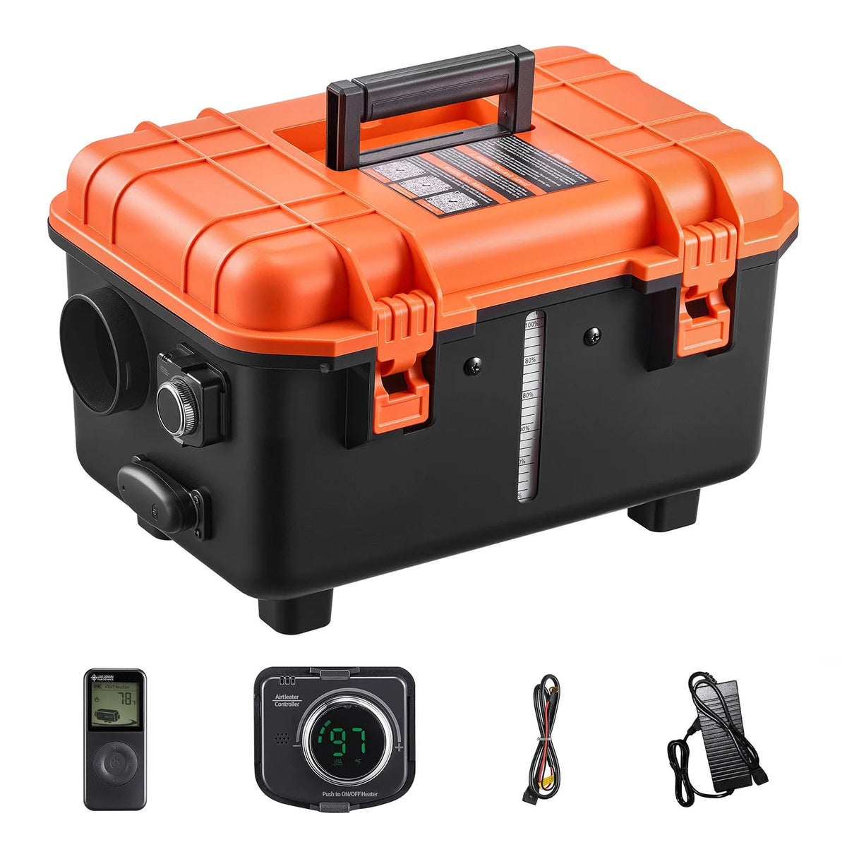 SucceBuy Diesel Heater 8KW DC 12/24V All in One Portable Diesel Air Heater with LCD Screen&Low Noise Car Heater for Trucks, RVs - AMOCARTSucceBuy Diesel Heater 8KW DC 12/24V All in One Portable Diesel Air Heater with LCD Screen&Low Noise Car Heater for Trucks, RVs