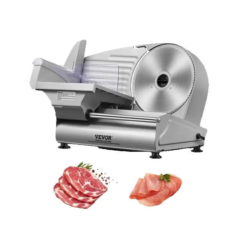 SucceBuy Meat Slicer Electric Deli Food Slicer SUS 420 Stainless Steel Blade and Blade Guard Adjustable Thickness for Home Use - AMOCARTSucceBuy Meat Slicer Electric Deli Food Slicer SUS 420 Stainless Steel Blade and Blade Guard Adjustable Thickness for Home Use