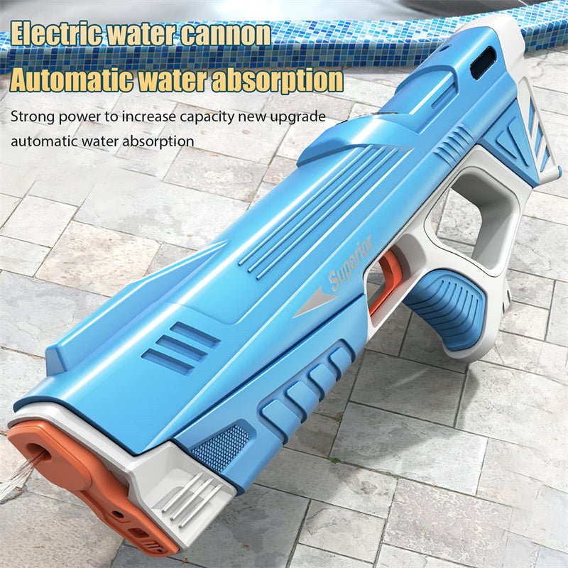Summer Full Automatic Electric Water Gun Toy Induction Water Absorbing High-Tech Burst Water Gun Beach Outdoor Water Fight Toys - AMOCART8383175bc2bb28eb85bd750b4c517277