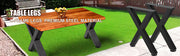 Load image into Gallery viewer, Amocart 2PCSMetal Table Legs Steel 2204LBS/1000KG Load  X-Shape with Pre-Drilled Holes for Home Use Commercial Bar Hotel Office
