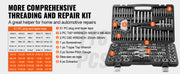 Load image into Gallery viewer, Amocart 116-Piece Tap and Die Set Include Metric and SAE Size Bearing Steel Taps and Dies Essential Threading Tool
