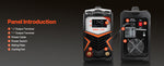 Amocart TIG Welder 205A 2in1 Welding Machine Lift TIG/MMA Stick Electric Welder Machine with IGBT Inverter Hot Start Arc Force