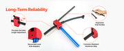 Load image into Gallery viewer, SucceBuy Dirt Bike Tire Changing Tool Kit Fits for Motocross Enduro 16 inch-21 inch Wheels with 2 Irons and Protective Sleeves
