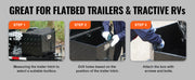 Load image into Gallery viewer, Amocart Trailer Tongue Box Aluminum Alloy Tongue Box Tool Chest Heavy Duty Trailer Box Utility Trailer Tongue Box for Pickup
