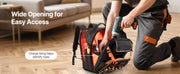 Load image into Gallery viewer, Amocart 45 Pockets Tool Backpack Tool Bag Reinforced Fabric Base Electrician Plumber Repairman Maintenance Worker Tool Bags

