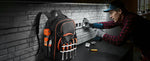 Amocart 65 Pockets Tool Bag Tool Backpack with Molded Base Electrician Jobsite Back Pack  for Repairman Tools Storage Organizer