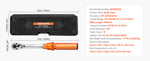 Amocart 1/2" 1/4" 3/8" Mechanical Torque Wrench Set Precision Pointer Hand Tools Torque Wrench Mechanical Car Repair Tool