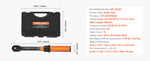 Amocart Torque Wrench Set Drive Click Torque Wrench Dual-Direction Adjustable  Mechanical Dual Range Scales Torque Wrench Kit