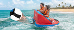 SucceBuy Towable Tubes for Boating 2/3/4-Rider 340/510/680 lbs Water Sports Boating Tubes-with Full Nylon Cover Dual Tow Points
